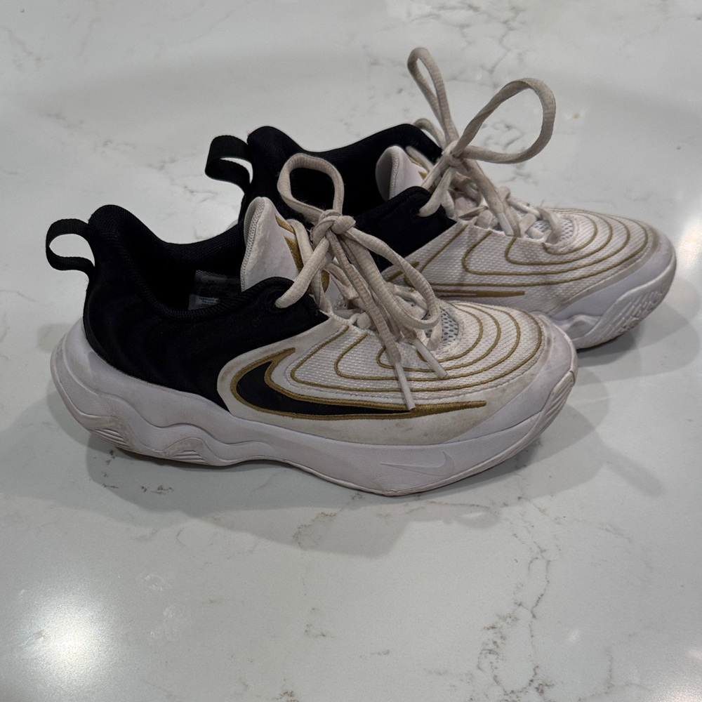 Nike Kids' Giannis Black and Gold Sneakers